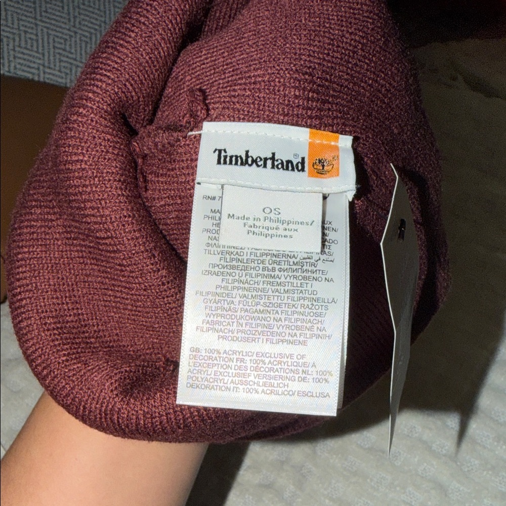 Timberland Rich Brown Knit Beanie - Picture 4 of 4